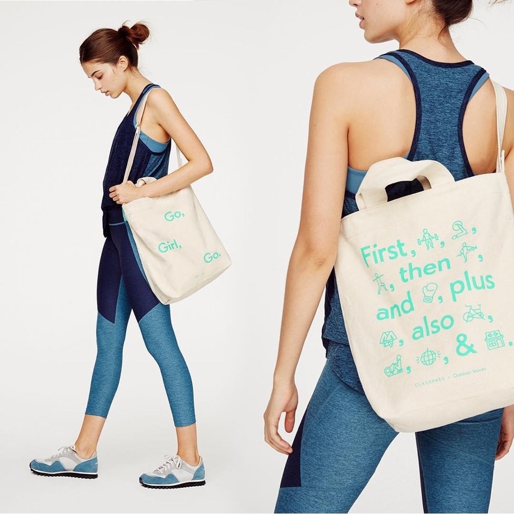 Limited edition Outdoor voices X Class Pass leggings
